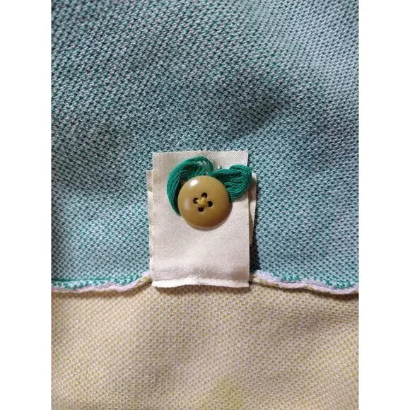 MOTH Anthropologie Green Yellow Retro Mod Sleeveless Colorblock Mini Dress Large - Picture 16 of 16